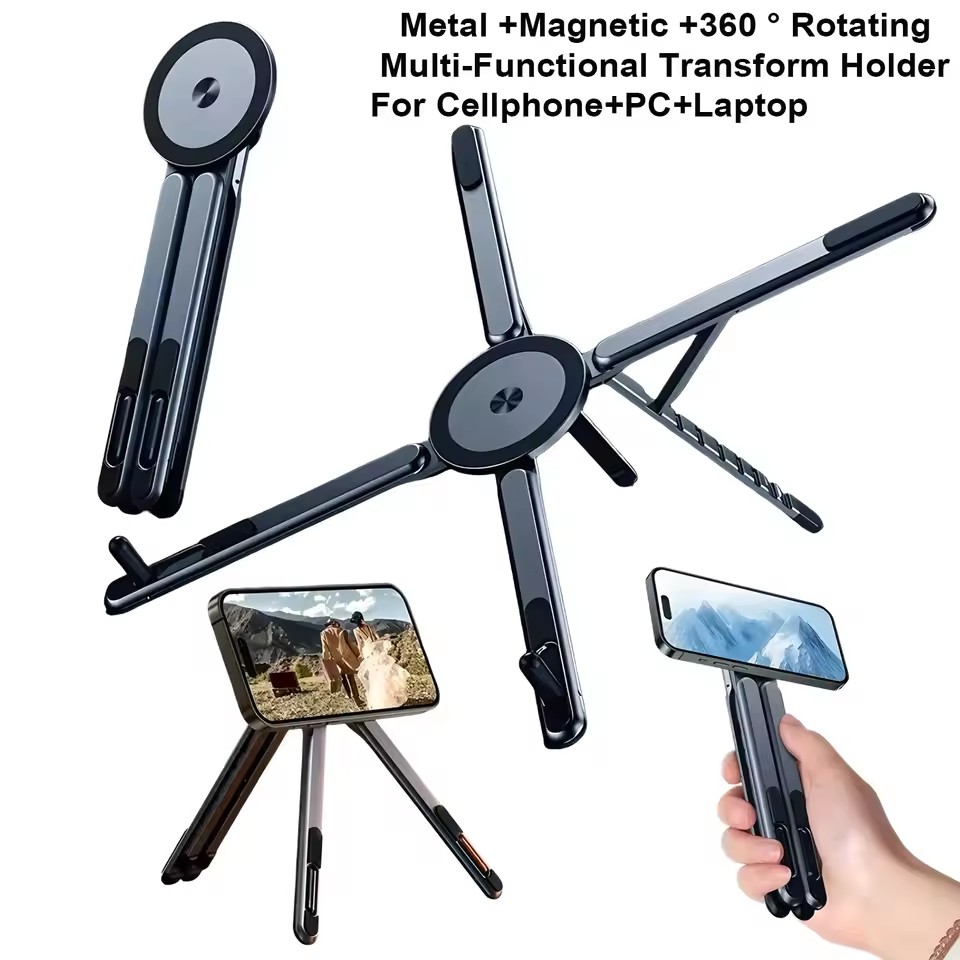 3 in 1 Foldable Magnetic Phone - Laptop Stand recension och pris