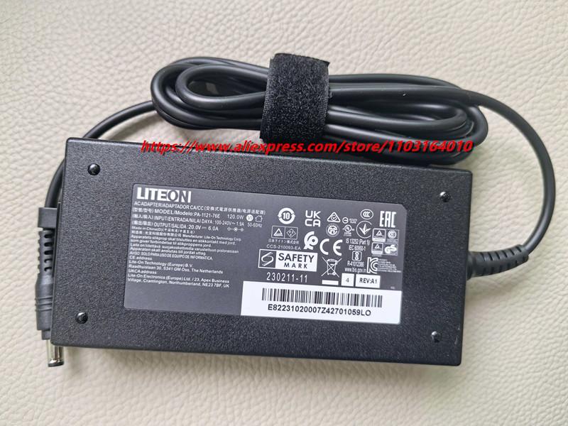 Original 20V 6A PA-1121-76E AC - Laptop Charger recension och pris