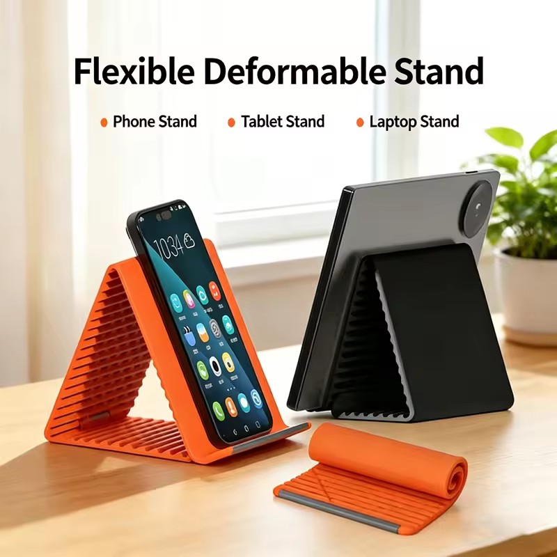 Flexible Foldable Silicone Pho - Laptop Stand recension och pris