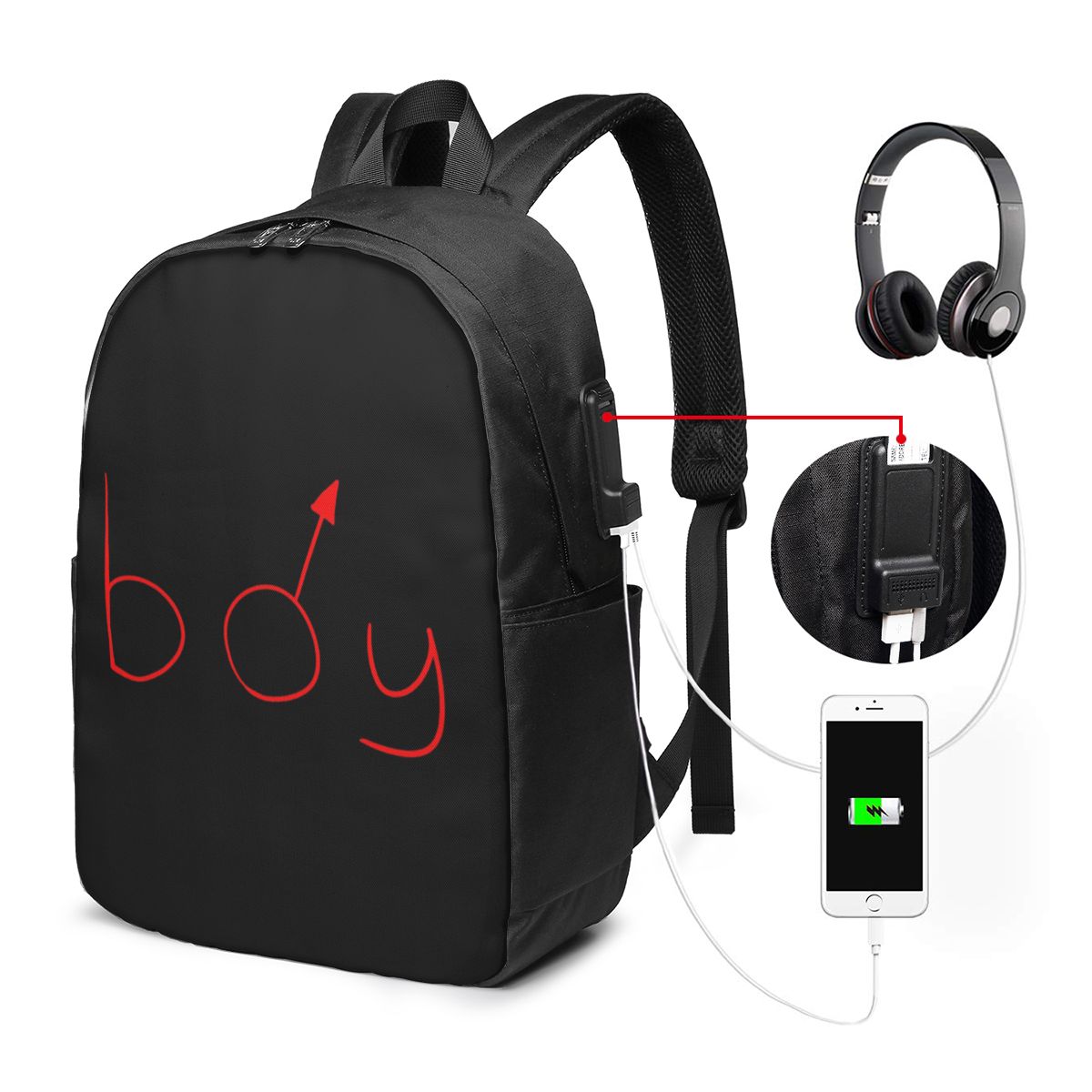 Boymoder Hat And Shirt Backpac - Laptop Bag recension och pris